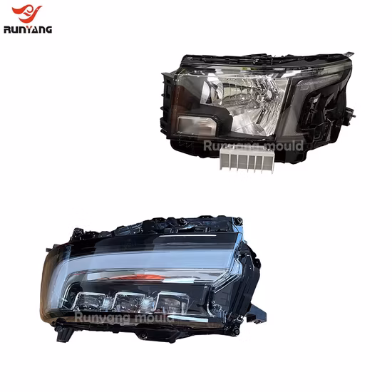 Stampo ad iniezione Taizhou Cina Automotive Car Auto Lampada Fari Utensili per stampi in plastica
