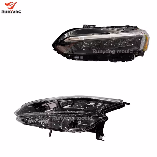 Taizhou Injection Mold China Automotive Car Auto Lamp Headlights Plastic Mould Tooling